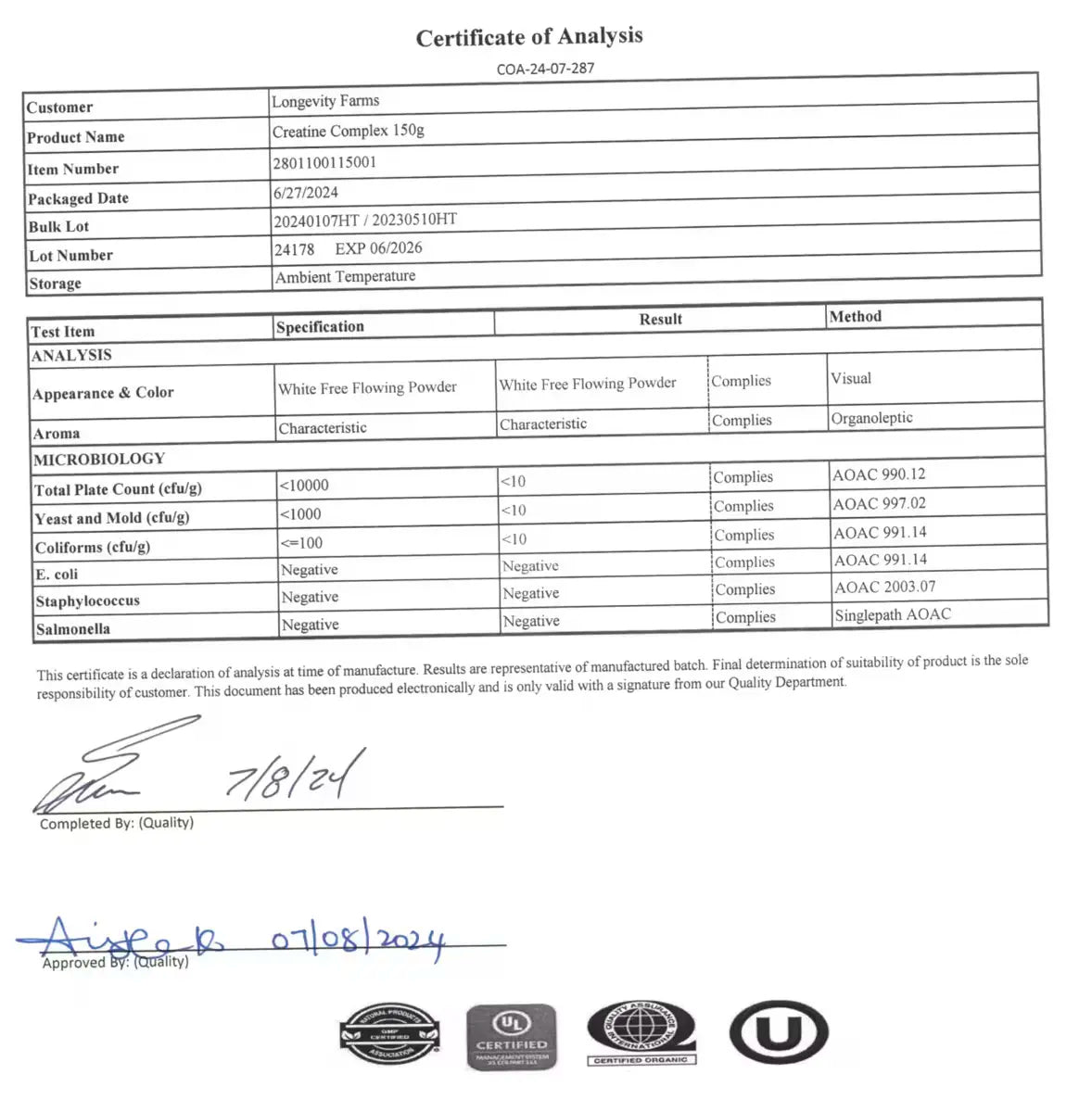 Creatine Monohydrate — Buy 1, Get 1